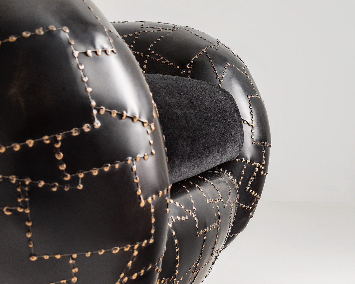 Carapace Armchair Steel