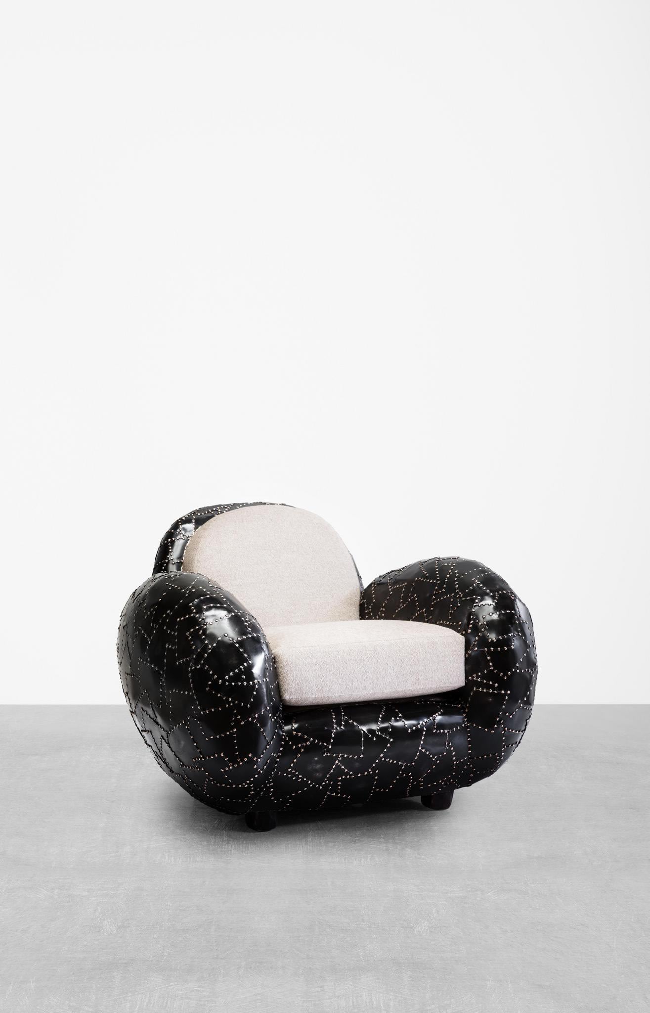 Carapace Armchair Steel